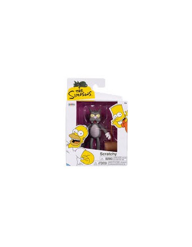 The Simpsons Scratchy – Action Figure da Collezione 6,5 cm JAK17537I Jakks Pacific | Futurartshop.com