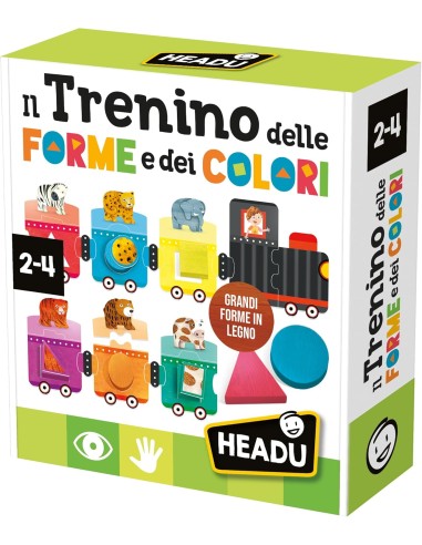 Shapes and Colors Train – Educational Learning Toy for Kids HEAIT61107 Headu | Futurartshop.com