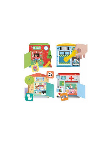 Cerca Apri e Trova Montessori – Gioco Educativo Prescolare HEAIT57168 Headu | Futurartshop.com