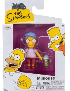 The Simpsons Milhouse con Squishee – Action Figure Collezione 6,5 cm JAK17668I Jakks Pacific | Futurartshop.com