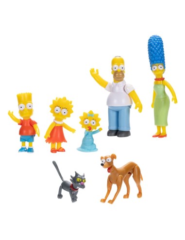 The Simpsons Famiglia – Set Collezione 7 Personaggi Action Figure JAK175394 Jakks Pacific | Futurartshop.com