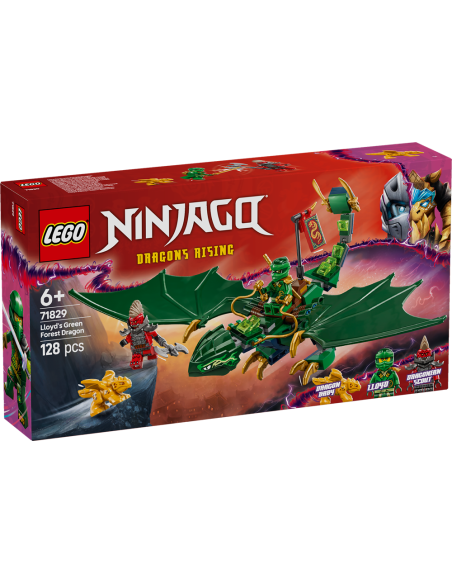 LEGO Ninjago 71829 – Lloyd’s Green Forest Dragon Set LEG6526900 Lego | Futurartshop.com