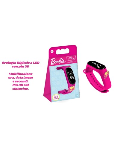 Barbie Digital LED Watch with 3D Pin REAGNT41BR Startrade | Futurartshop.com