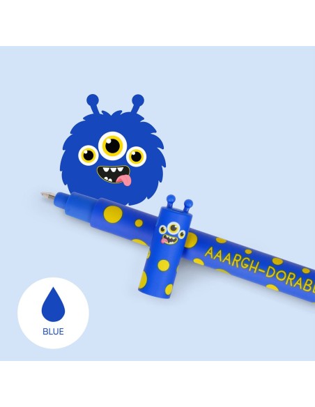 Penna Cancellabile Monster – Inchiostro Blu LEGEP0056 Legami Milano | Futurartshop.com