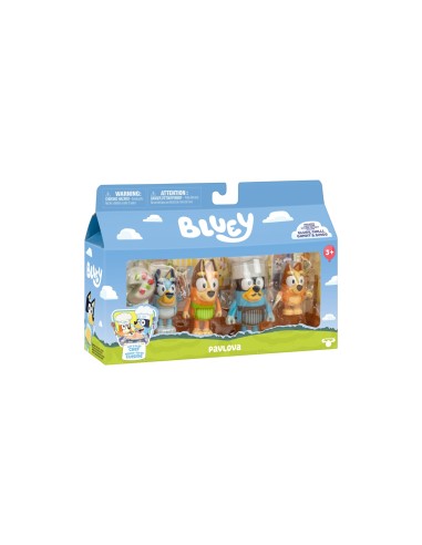 Bluey 4 Figure Pack Pavlova + 1 Accessory ROC21739717 Moose | Futurartshop.com