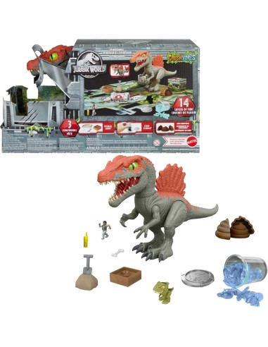 Jurassic World Spinosaurus Cage Smash GEBHTP71 Mattel | Futurartshop.com