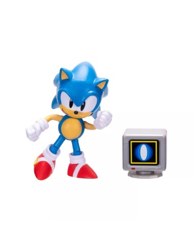 Sonic - Sonic 10 cm with Accessory – Articulated Figure JAK42842I Jakks Pacific | Futurartshop.com