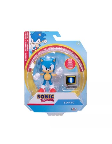 Sonic - Sonic 10 cm with Accessory – Articulated Figure JAK42842I Jakks Pacific | Futurartshop.com
