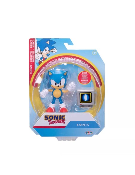 Sonic - Sonic 10 cm with Accessory – Articulated Figure JAK42842I Jakks Pacific | Futurartshop.com
