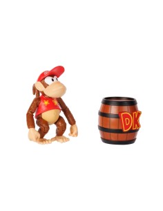 Nintendo Diddy Kong 4 Inch with Barrel – Action Figure JAK432964 Jakks Pacific | Futurartshop.com 2