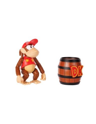 Nintendo Diddy Kong 4 Inch with Barrel – Action Figure JAK432964 Jakks Pacific | Futurartshop.com