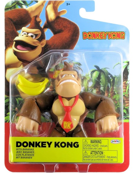 Nintendo Donkey Kong 10 cm con Banane – Action Figure JAK432954 Jakks Pacific | Futurartshop.com
