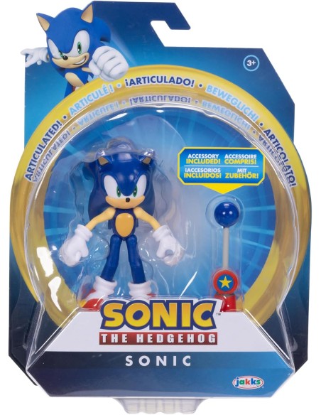 Sonic Personaggio 10 cm con Blue Checkpoint – Articolato JAK42194I Jakks Pacific | Futurartshop.com