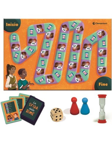 The Rhyme Challenge – Educational Language Game ITA CLE16664 Clementoni | Futurartshop.com