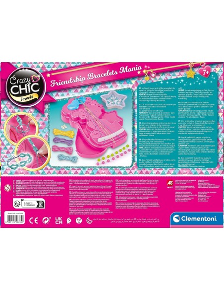 Crazy Chic Bracelets Mania – Creative Bracelet Kit CLE18785 Clementoni | Futurartshop.com