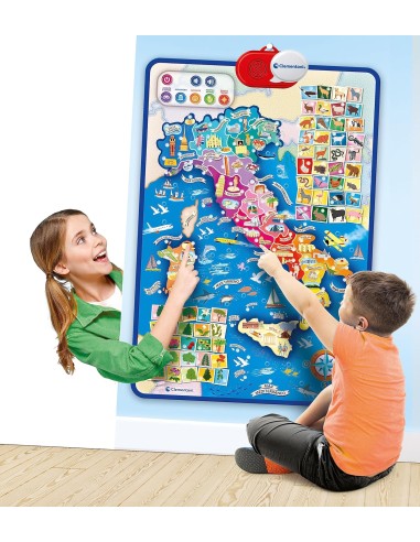 Sapientino Interactive Italy Map – Educational Talking Toy ITA CLE16445 Clementoni | Futurartshop.com