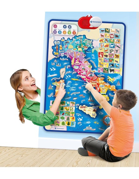 Sapientino Interactive Italy Map – Educational Talking Toy ITA CLE16445 Clementoni | Futurartshop.com