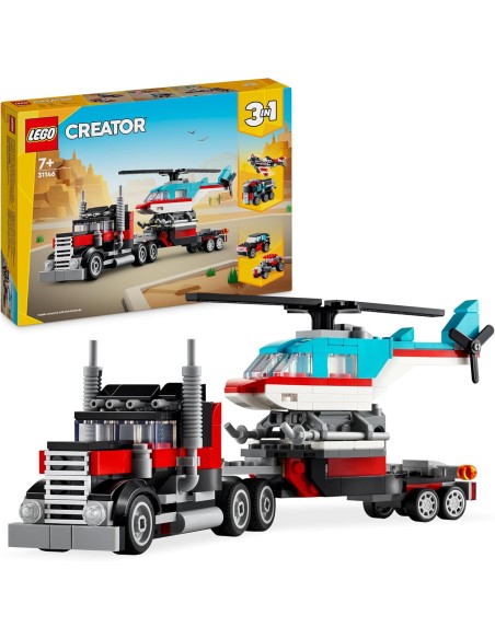 LEGO Creator 31146 Truck with Helicopter – 3in1 Toy Set LEG6465045 Lego | Futurartshop.com