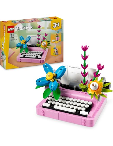 LEGO Creator 31169 Macchina da Scrivere con Fiori – 3in1 LEG6527861 Lego | Futurartshop.com