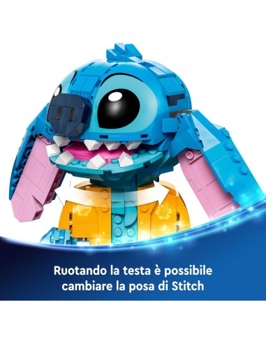 LEGO Disney 43249 Classic Stitch – Personaggio da Costruire LEG6470740 Lego | Futurartshop.com