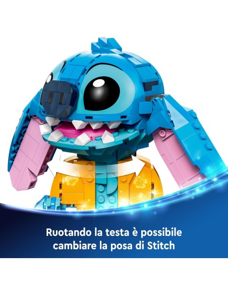 LEGO Disney 43249 Classic Stitch – Personaggio da Costruire LEG6470740 Lego | Futurartshop.com