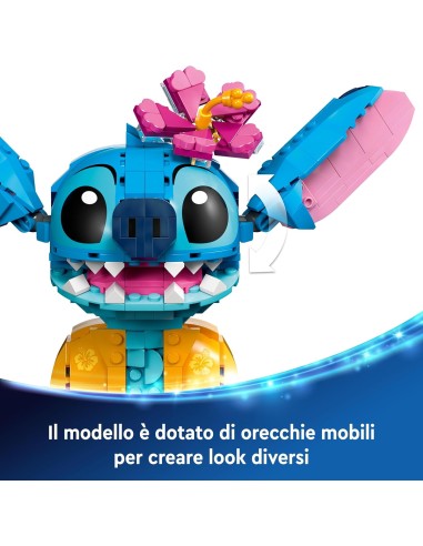 LEGO Disney 43249 Classic Stitch – Personaggio da Costruire LEG6470740 Lego | Futurartshop.com