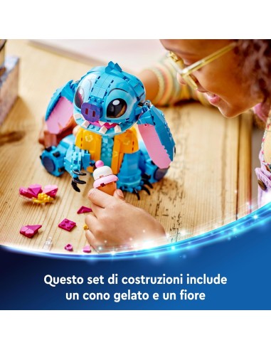 LEGO Disney 43249 Classic Stitch – Personaggio da Costruire LEG6470740 Lego | Futurartshop.com