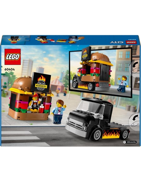 LEGO City 60404 Furgone degli Hamburger – Set da Costruire LEG6465027 Lego | Futurartshop.com