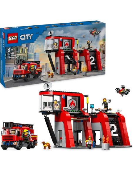 LEGO City 60414 Fire Station and Fire Truck LEG6470791 Lego | Futurartshop.com