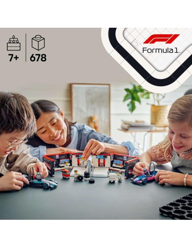 LEGO City 60444 Garage con Mercedes-AMG & Alpine F1 LEG6526270 Lego | Futurartshop.com