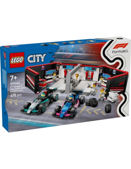 LEGO City 60444 Garage con Mercedes-AMG & Alpine F1 LEG6526270 Lego | Futurartshop.com