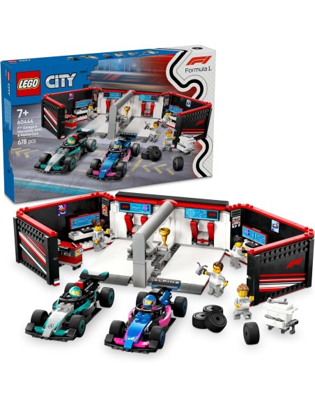 LEGO City 60444 Garage con Mercedes-AMG & Alpine F1 LEG6526270 Lego | Futurartshop.com
