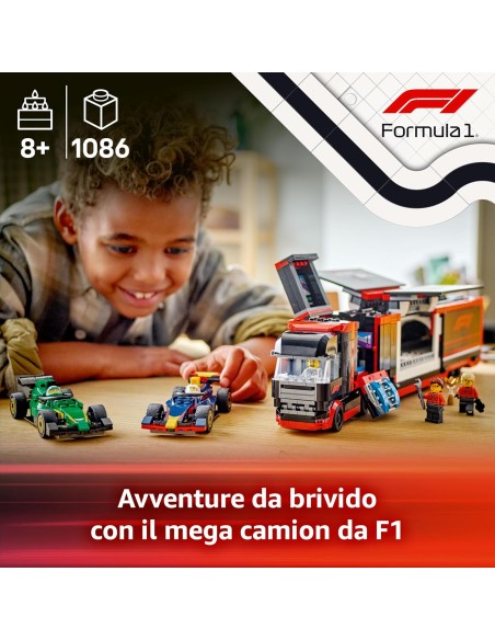 LEGO City 60445 Autotrasportatore F1 con RB20 & AMR24 LEG6526272 Lego | Futurartshop.com