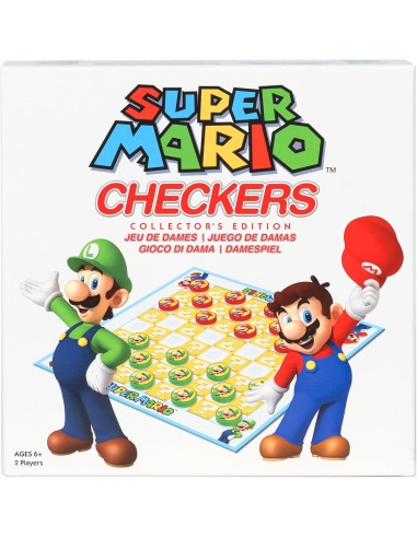 Dama Super Mario – Gioco da Tavolo Classico per Bambini e Famiglie GOL932976 Goliath | Futurartshop.com