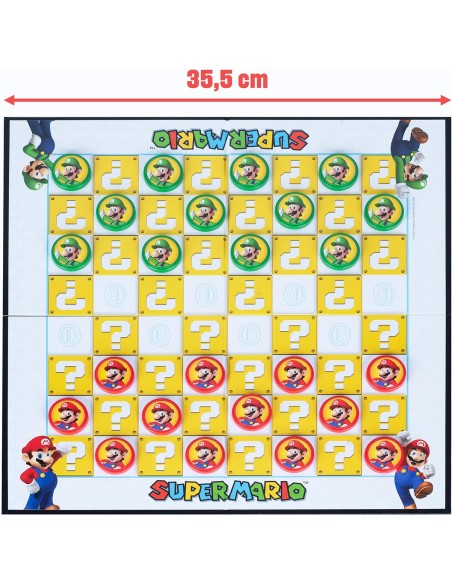 Super Mario Checkers – Classic Board Game for Kids & Families GOL932976 Goliath | Futurartshop.com