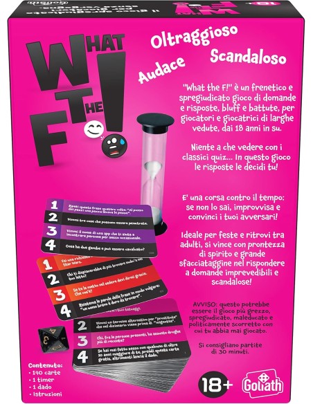 What the Fuck – Gioco di Carte Divertente per Adulti GOL929634 Goliath | Futurartshop.com