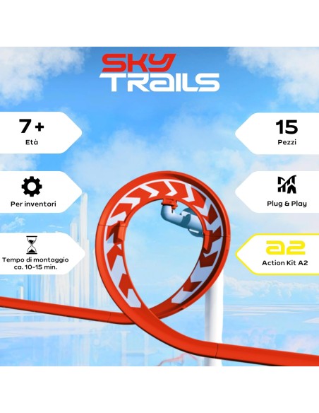 Sky Trails 71972 Looping – Set Espansione Pista PLA71972 Playmobil | Futurartshop.com