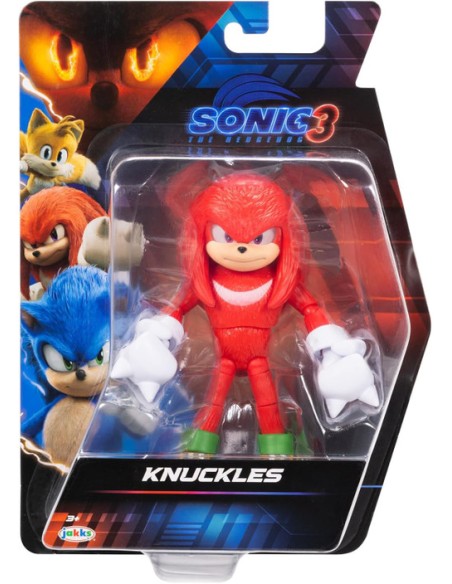 Sonic 3 Action Figure Knuckles 13 cm Articolato – Ufficiale JAK42403I Jakks Pacific | Futurartshop.com