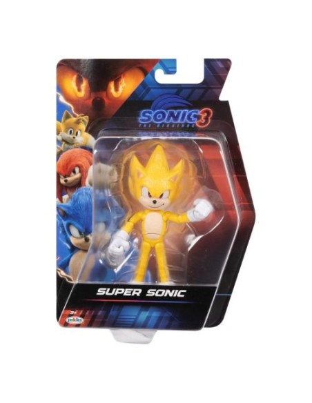 Sonic 3 Super Sonic 5 Inch Articulated Action Figure – Official JAK42402I Jakks Pacific | Futurartshop.com