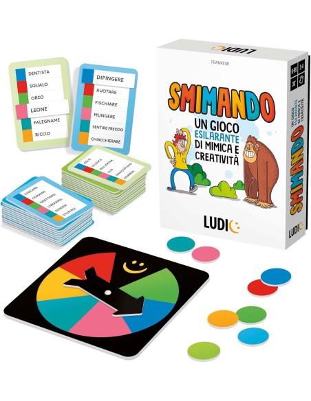 Ludic Smimando – Gioco da Tavolo con Mimo e Divertimento HEAI27583 Headu | Futurartshop.com