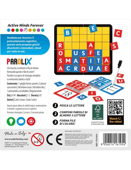 Ludic Perolix – Gioco da Tavolo di Abilità e Strategia HEAIT61954 Headu | Futurartshop.com
