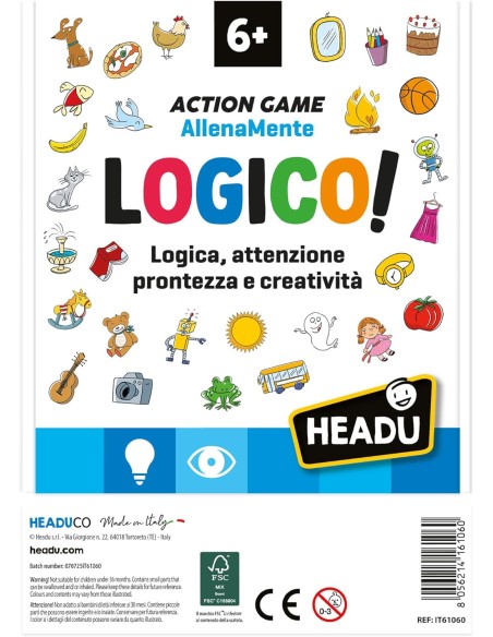 Logico Action Game – Educational Logic & Action Game HEAIT61060 Headu | Futurartshop.com
