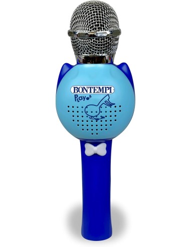 Microfono Blu wireless con funzione karaoke – Giocattolo musicale per bambini ICA412820 Bontempi | Futurartshop.com