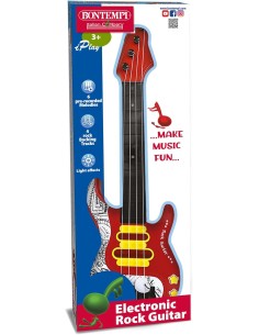 Electronic Guitar for Kids 50 cm with Light Effects – Musical Toy ICA241110 Bontempi | Futurartshop.com