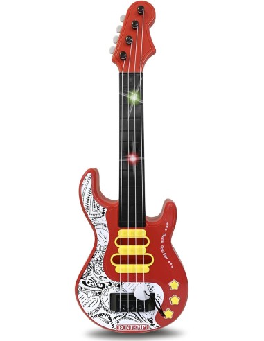 Chitarra elettronica per bambini 50 cm con effetti luminosi – Giocattolo musicale ICA241110 Bontempi | Futurartshop.com