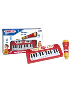Tastiera giocattolo per bambini con microfono – Strumento musicale educativo ICA602101 Bontempi | Futurartshop.com