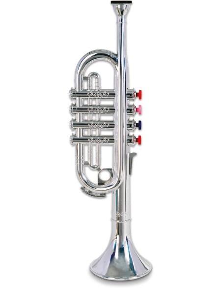 Bontempi Tromba cromata 4 pistoni per bambini – Strumento musicale giocattolo ICA323831 Bontempi | Futurartshop.com