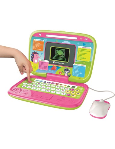 Il Mio Primo Computer Smart Start Laptop Rosa – Gioco educativo elettronico per bambini CLE16883 Clementoni | Futurartshop.com