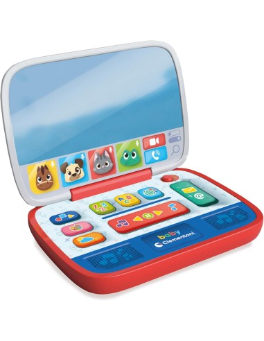 Mini Laptop Educational Electronic Toy for Kids – Learn Letters and Numbers CLE17510 Clementoni | Futurartshop.com