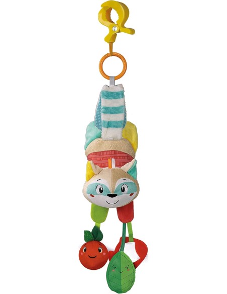Easy-Peasy Soft Raccoon Rattle for Babies – Plush Infant Toy CLE17789 Clementoni | Futurartshop.com